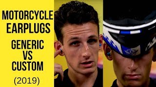 Motorcycle Ear Plugs The Truth  Generic Vs Custom Must See Part 1 [upl. by Allevon]