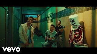 Marshmello x Jonas Brothers  Leave Before You Love Me Official Music Video [upl. by Presber751]