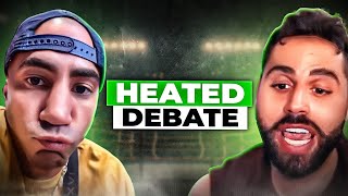 Clash of the Streamers Jon Zherka vs Fousey HEATED Debate [upl. by Franni]