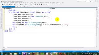 How to Display directory and its all sub directories in treeview in VB NET 2012 [upl. by Jeno]