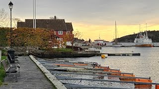 Naš gradić Lillesand na obali mora u jesenjem ruhu🌊⛵️☀️🌿🍃🍂🍁 [upl. by Orling314]