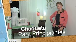 DIY Chaqueta para Principiantes Jacket for Beginners Omaira TV [upl. by Swerdna]