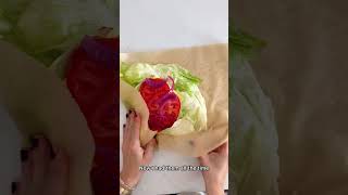 How to Make a Lettuce Wrap Sandwich [upl. by Tadeas286]