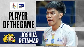 Joshua Retamar UNREAL 21 EXC SETS for NU vs DLSU 🤯  UAAP SEASON 86 MENS VOLLEYBALL  HIGHLIGHTS [upl. by Hanoj604]