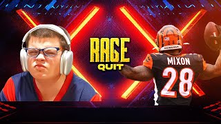 Sketch RAGE Quits VS Joe Mixon Game 1 [upl. by Asilad]