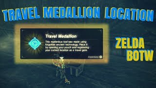 Zelda BOTW Travel Medallion EX Chest Location [upl. by Aniez]