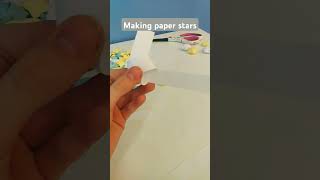 Making paper stars [upl. by Einiar]