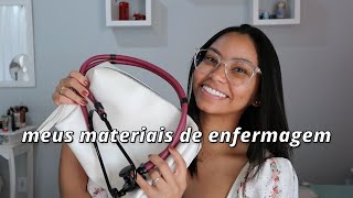 O QUE TEM NA MINHA BOLSA DA FACULDADE DE ENFERMAGEM  tudo que eu levo em dia de aula prática [upl. by Danyelle]