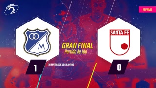 EN VIVO GRAN FINAL Millonarios vs Santa Fe [upl. by Dinesh403]