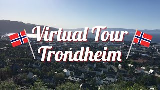 Virtual Tour of Trondheim Norway [upl. by Enyallij]