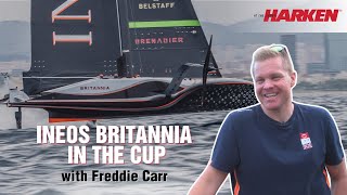 Part 1  INEOS Britannias Freddie Carr Cycles into the Americas Cup [upl. by Nayarb]