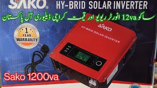 Sako 1200va Inverter Price amp Review Karachi  Sako Hybrid Inverter Pakistan [upl. by Hennahane]