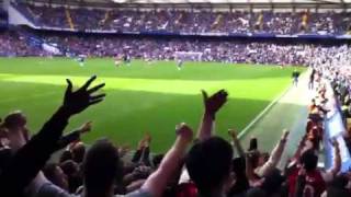 Arsenal fans at Chelsea Away 3 5 29102011 [upl. by Gnilrits]