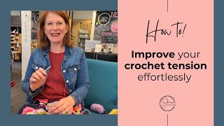 How to tighten your crochet tension with the golden loop [upl. by Adok]