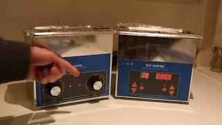 3 litre ultrasonic cleaner comparison [upl. by Crisey]