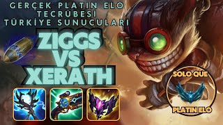 Platin Elo Duo  Ziggs vs Xerath Sol karşılaşması  Bölüm 154 [upl. by Kushner]