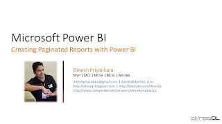 Creating Paginated Reports with Power BI [upl. by Aneekas]