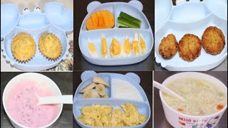 Baby Foods 7 Easy and Healthy Baby Foods Baby Finger Foods Recipes [upl. by Ainoval931]