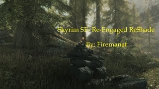 Skyrim SE Mod SkyrimSE ReEngaged ReShade Riverwood Showcase [upl. by Tenneb]