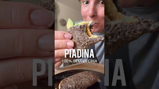 PIADINA 100 SEMI DI CHIA cucinacreativa ricette senzaglutine senzaistamina [upl. by Nadabb]