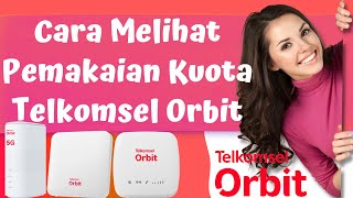 Cara Melihat Pemakaian Kuota Telkomsel Orbit [upl. by Amund]