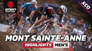 Mont SainteAnne Elite Mens Cross Country  XCO Highlights [upl. by Odeen]