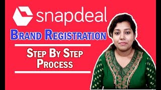 How to Get Snapdeal Brand Approval  Register your own Brand on Snapdeal in Hindi [upl. by Dinny]