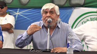 Camioneros adhirió a paro y marcha del 24 y rechazó intento de privatización de empresas públicas [upl. by Ttennej]