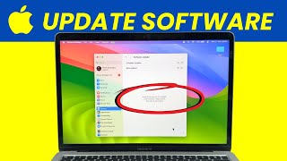 Update Software in macOS MacBook Pro and Air [upl. by Arrad]