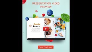 Tasty  Creative Presentation Template for restaurants and Horeca Business [upl. by Maxia937]