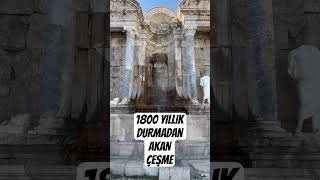 1800 yıllık çeşme 🫶🏼 sagalassos antik kenti antikkentler çeşme burdur [upl. by Giule]