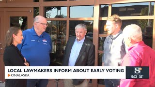 Local Lawmakers Inform About Early Voting Onalaska Wisconsin [upl. by Nrehtac]