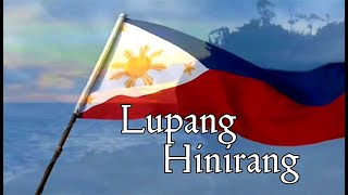 LUPANG HINIRANG Instrumental For Choir  by Mr Joey M Bulatao [upl. by Hodge]