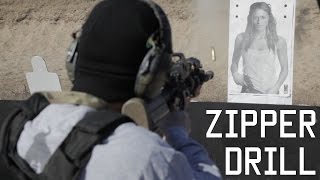 How to Practice the Zipper Drill  Non Standard Response  Shooting Techniques  Tactical Rifleman [upl. by Aleyak686]