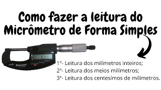 Micrômetro  Como medir de forma simples [upl. by Mercer615]