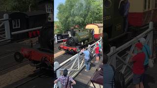 Trojan with auto coach at Didcot 📹🚂 trains steamloco didcotrailwaycentre steamgala [upl. by Orodisi848]