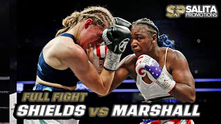 Claressa Shields vs Savannah Marshall FULL FIGHT [upl. by Haugen]