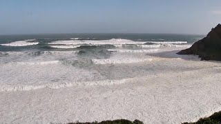 ‘Spring tide’ ocean waves hit South Africa [upl. by Emili359]