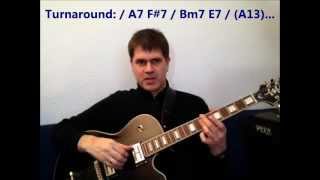 Turnaround  Jazz Gitarre Basics lernen  Harmonielehre [upl. by Ojok]