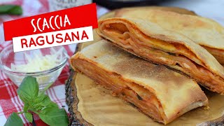 Scaccia ragusana al pomodoro ricetta tradizionale siciliana [upl. by Llevron]