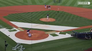 Dodgers pregame Julio Urias pitches against Albert Pujols Gavin Lux [upl. by Kelson102]