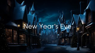 Hogsmeade on New Years Eve after Christmas Leaving✨Dark Ambience📙Harry Potter Inspiration [upl. by Odnomyar713]