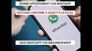 Promemoria conferme appuntamenti e prenotazioni con Whatsapp [upl. by Jit]