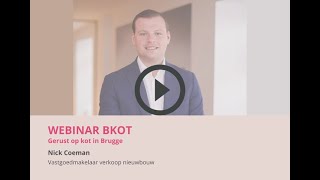 WEBINAR BKOT  gerust op kot in Brugge [upl. by Egoreg622]