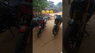 Jaldi vahan se hatho 🤣😂😜😅mt15 n160 rider125 mtrajavlogs70 funny comedy motovlog love rider 🤣👀🥳 [upl. by Apoor]