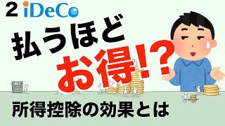 イデコの節税（iDeCo）「所得控除」控除されるとどうなるの？（25） [upl. by Aikaj]