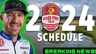 BREAKING NEWS  2024 Major League Fishing Schedule [upl. by Anaed]