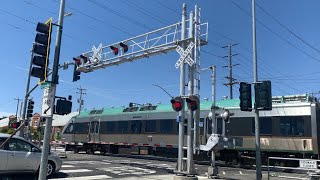 East D St Railroad Crossing Petaluma CA [upl. by Greyso]