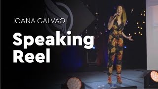 Joana Galvao Speaking Reel [upl. by Cirone425]