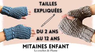 Comment faire des MITAINES au crochet SANS COUTURE  Facile Rapide Pas cher  Lou Passion ⭐️ [upl. by Crocker]